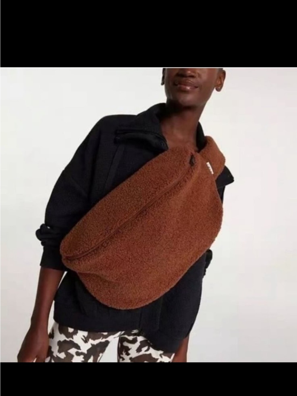 Calia Sherpa Crossbody Sling Bag